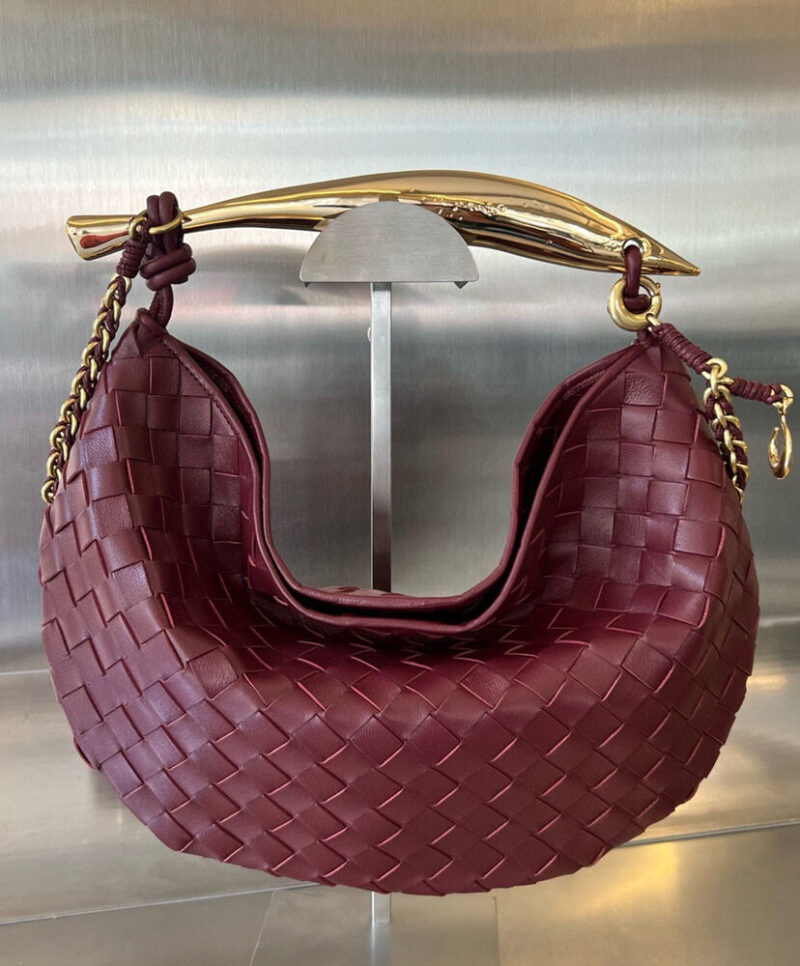Bottega Veneta Sardine With Chain Mauve